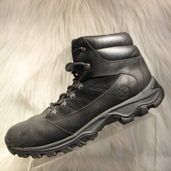 Timberland Black Hiking Boots Model 9811R Outdoor Shoes Men's Size 9.5 - Picture 3 of 16
